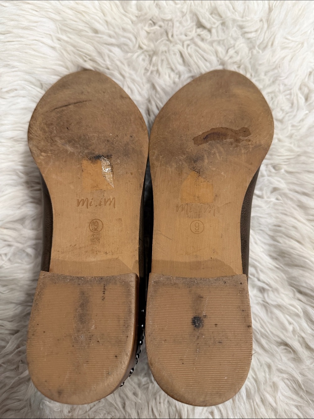 Anthropologie Mi.iM The Adline Tasseled Brown Studded Loafer Size 9 - Picture 5 of 8